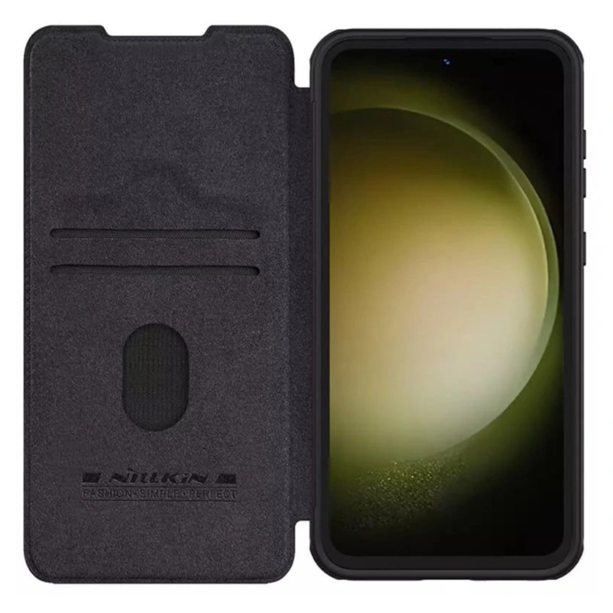 Husă Nillkin Qin Pro Samsung Galaxy S23 FE, Black - xstore.md photo 2
