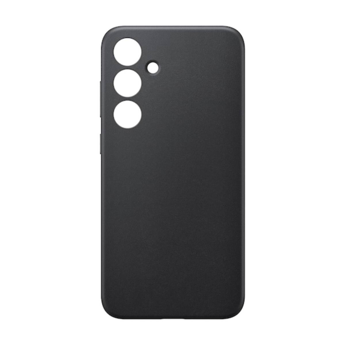 Чехол Samsung Vegan Leather Case Galaxy S24+, Black - xstore.md photo 1