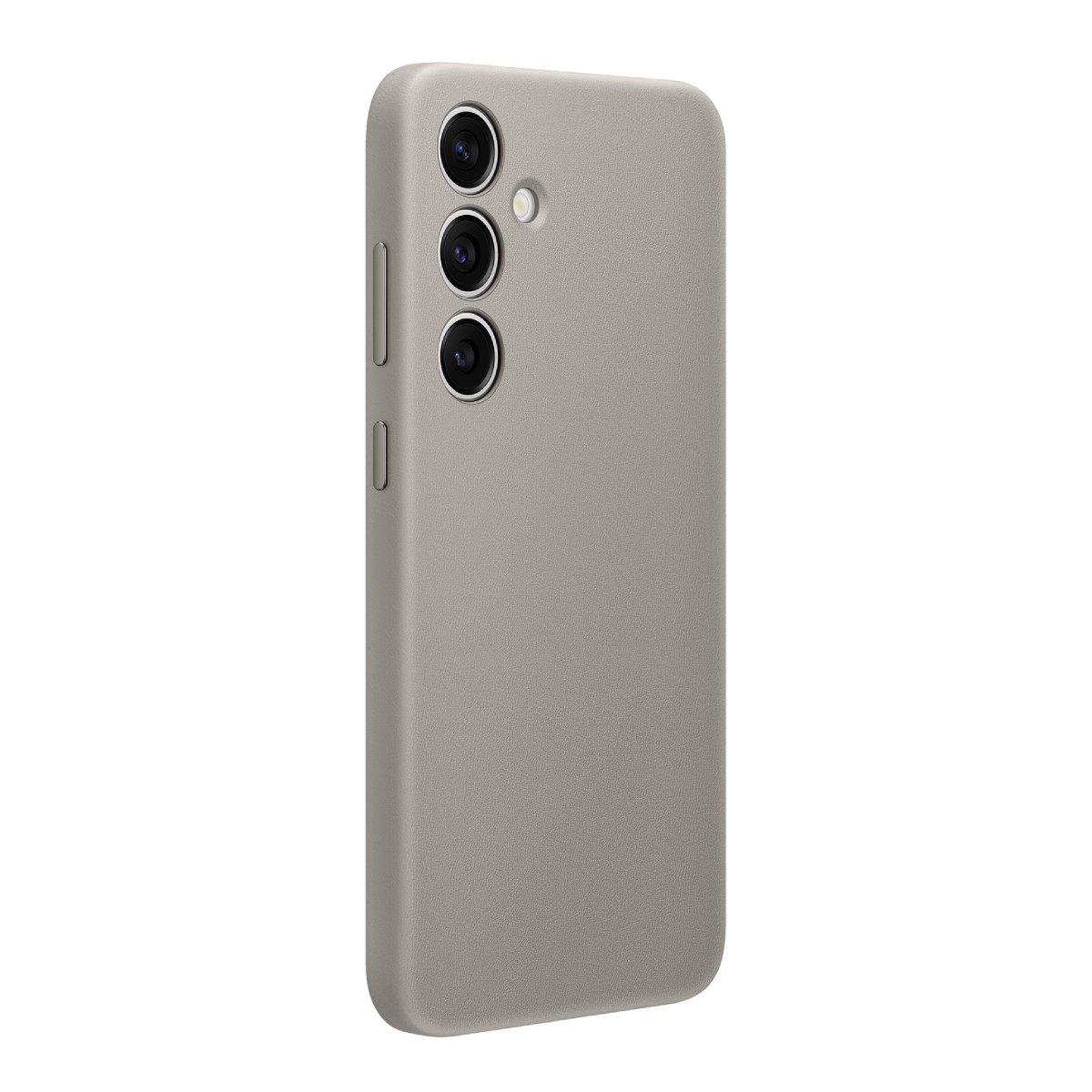 Чехол Samsung Vegan Leather Galaxy S24+, Grey - xstore.md photo 0