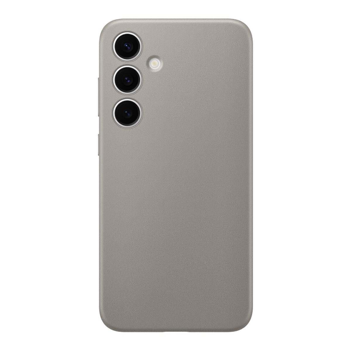 Чехол Samsung Vegan Leather Galaxy S24+, Grey - xstore.md photo