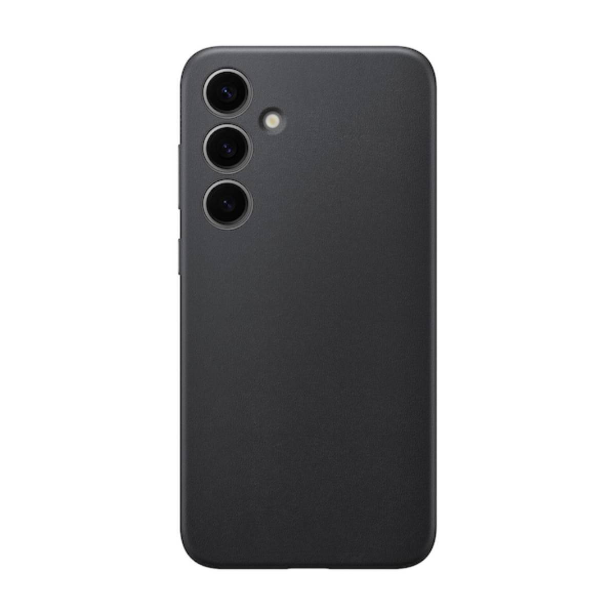 Чехол Samsung Vegan Leather Case Galaxy S24+, Black - xstore.md photo