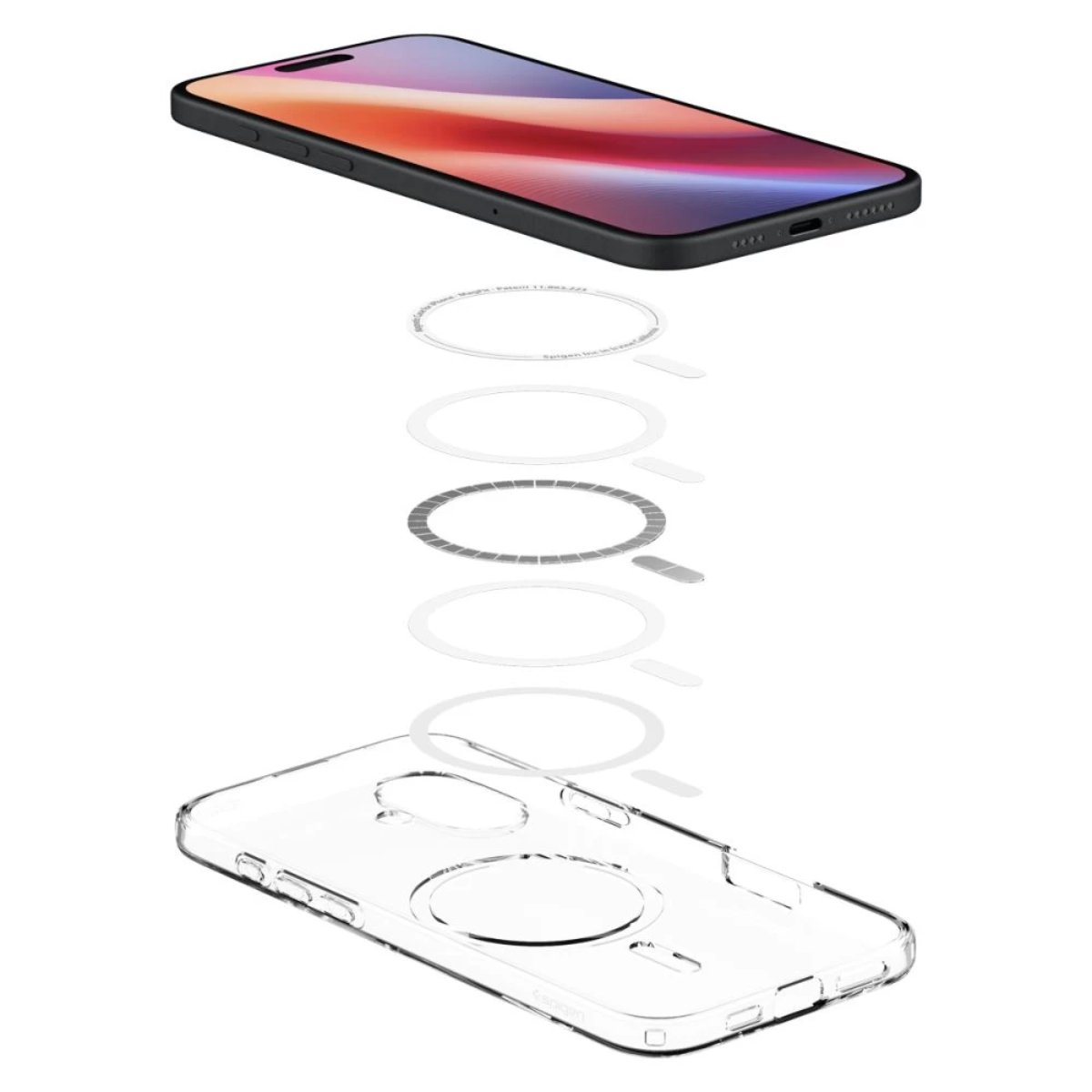 Husă Spigen Liquid Crystal Magsafe Apple iPhone 16 Plus, Clear - xstore.md photo 4