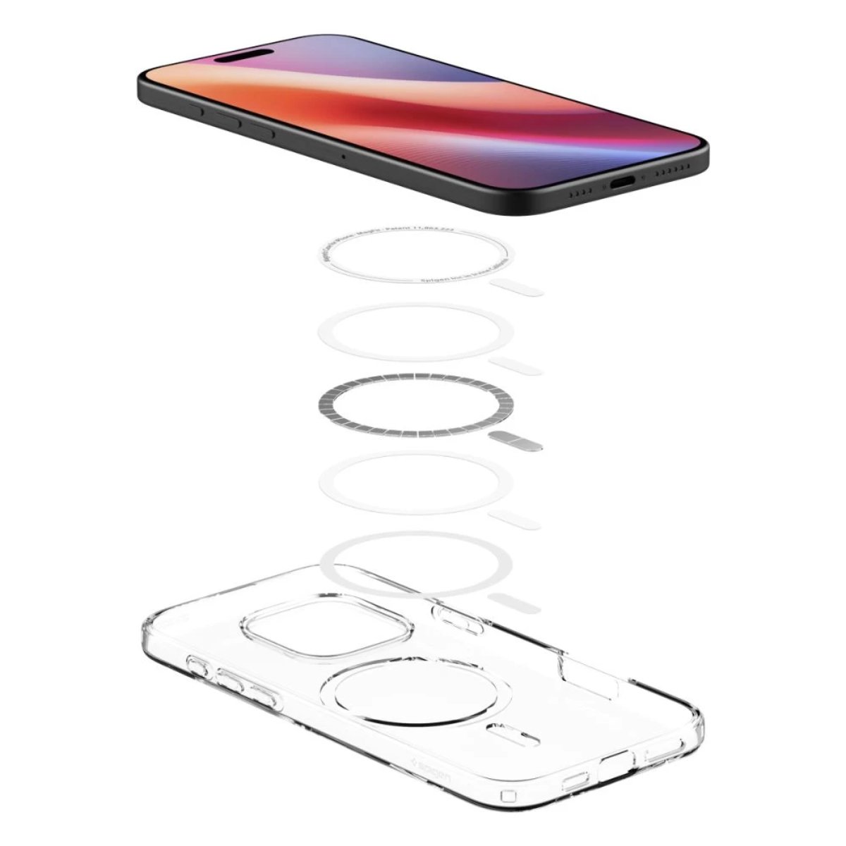 Husă Spigen Liquid Crystal Magsafe Apple iPhone 16 Pro, Clear - xstore.md photo 4