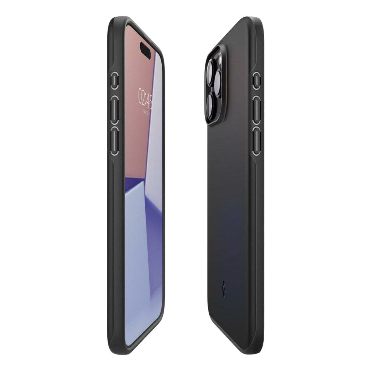 Husă Spigen Thin Fit Apple iPhone 15 Pro Max, Black - xstore.md photo 3