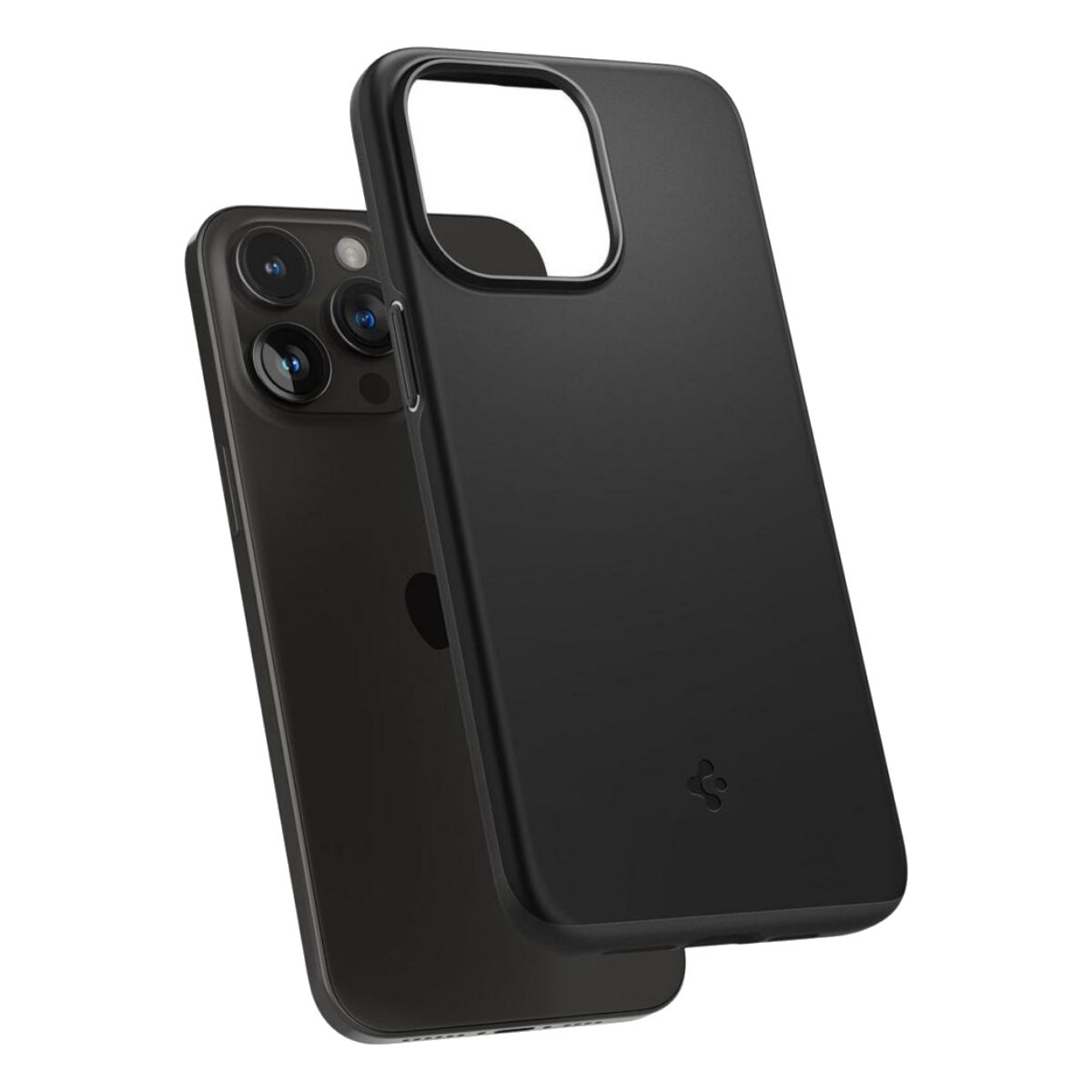 Husă Spigen Thin Fit Apple iPhone 15 Pro Max, Black - xstore.md photo 5