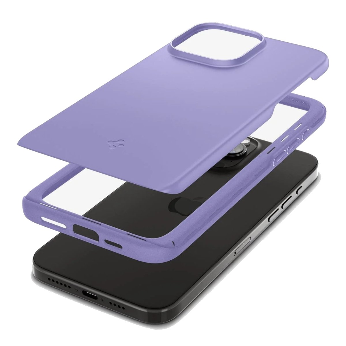 Husă Spigen Thin Fit Apple iPhone 15 Pro Max, Purple - xstore.md photo 2