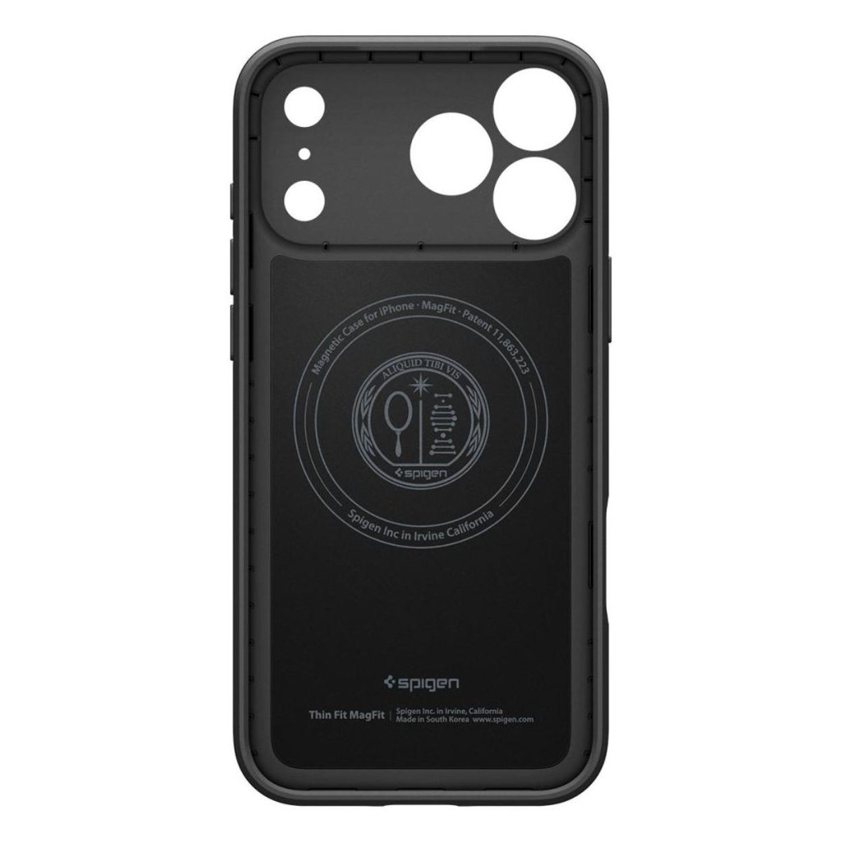 Чехол Spigen Thin Fit Magsafe Apple iPhone 17 Pro, Black - xstore.md photo 5