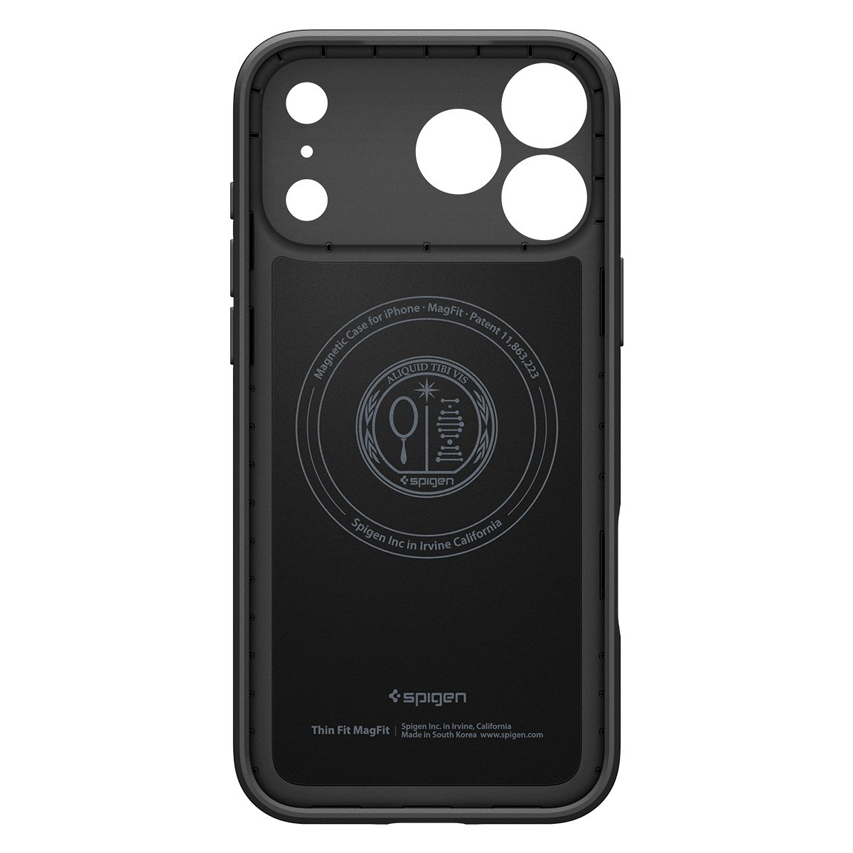 Чехол Spigen Thin Fit Magsafe Apple iPhone 17 Pro Max, Black - xstore.md photo 5