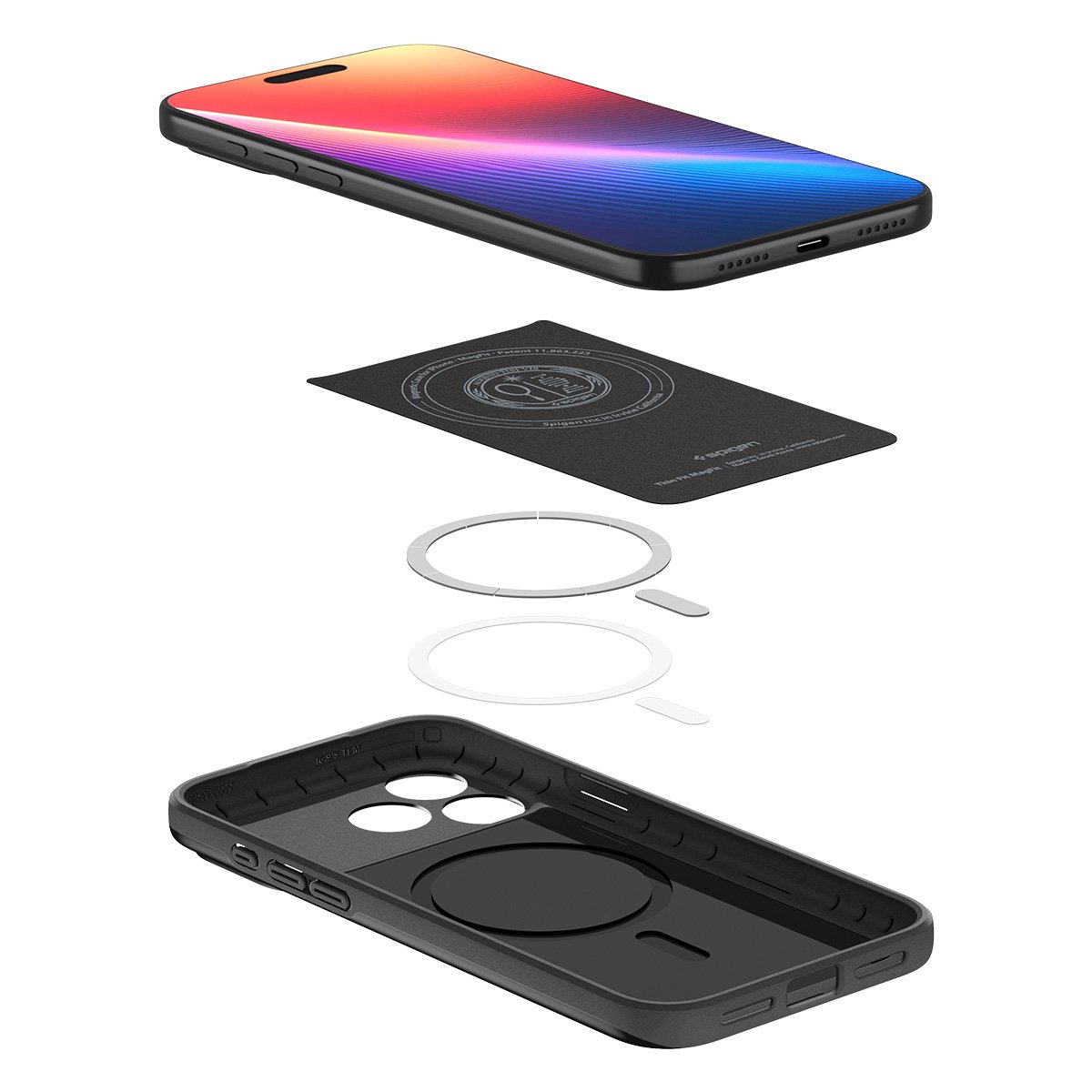 Чехол Spigen Thin Fit Magsafe Apple iPhone 17 Pro Max, Black - xstore.md photo 6