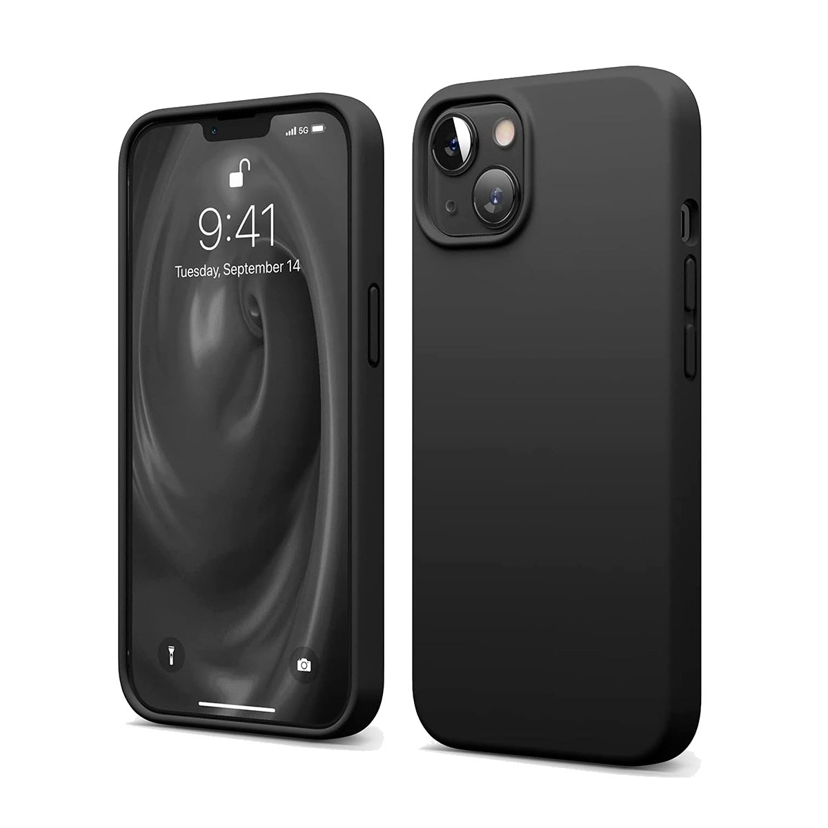 Чехол WOO Liquid Silicone Apple iPhone 13, Black - xstore.md photo 0