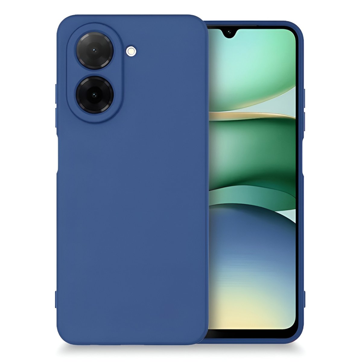 Чехол WOO Liquid Silicone Xiaomi Redmi A5, Blue - xstore.md photo