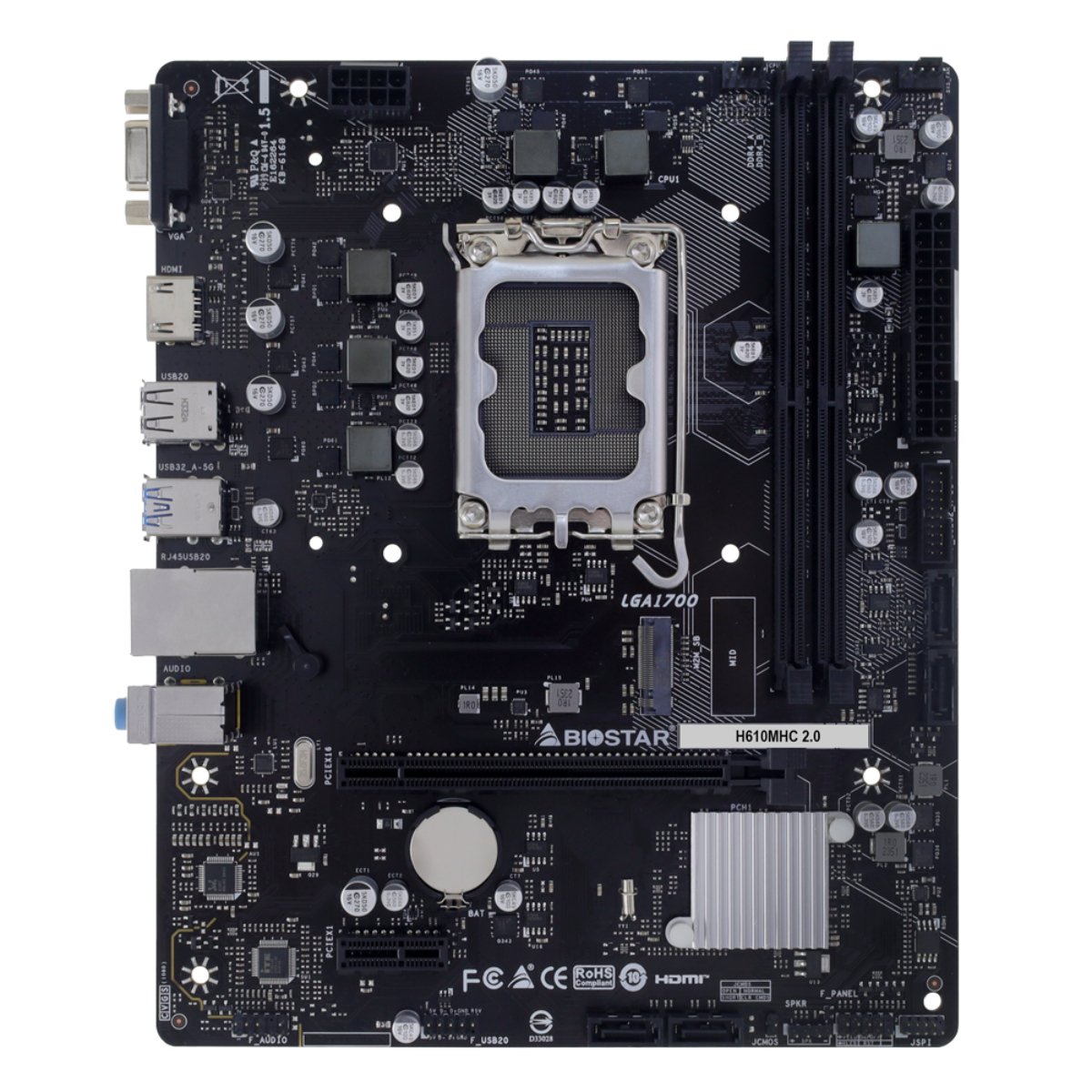 Материнская плата BIOSTAR H610MHC 2.0 в Молдове - xstore.md photo 0