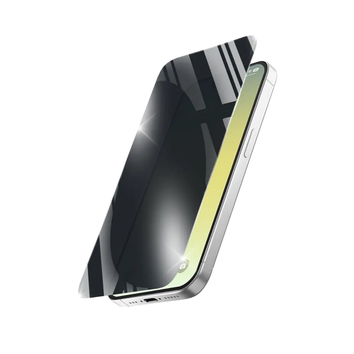 Защитное стекло Cellularline Reinforced Privacy для Apple iPhone 17 Air, Black в Молдове - xstore.md photo