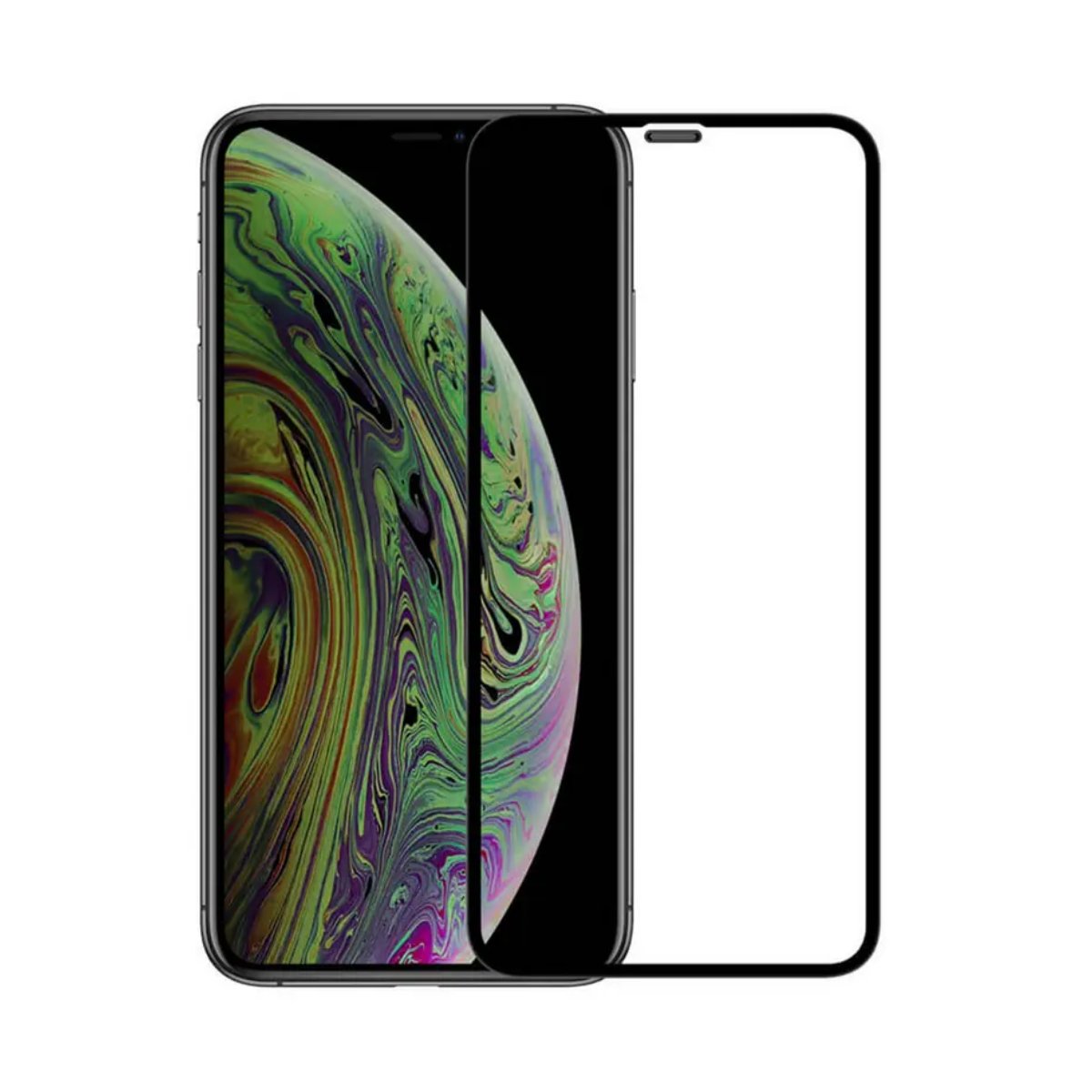 Защитное стекло Nillkin 3D Amazing CP + Max Apple iPhone XR/11, Black в Молдове - xstore.md photo