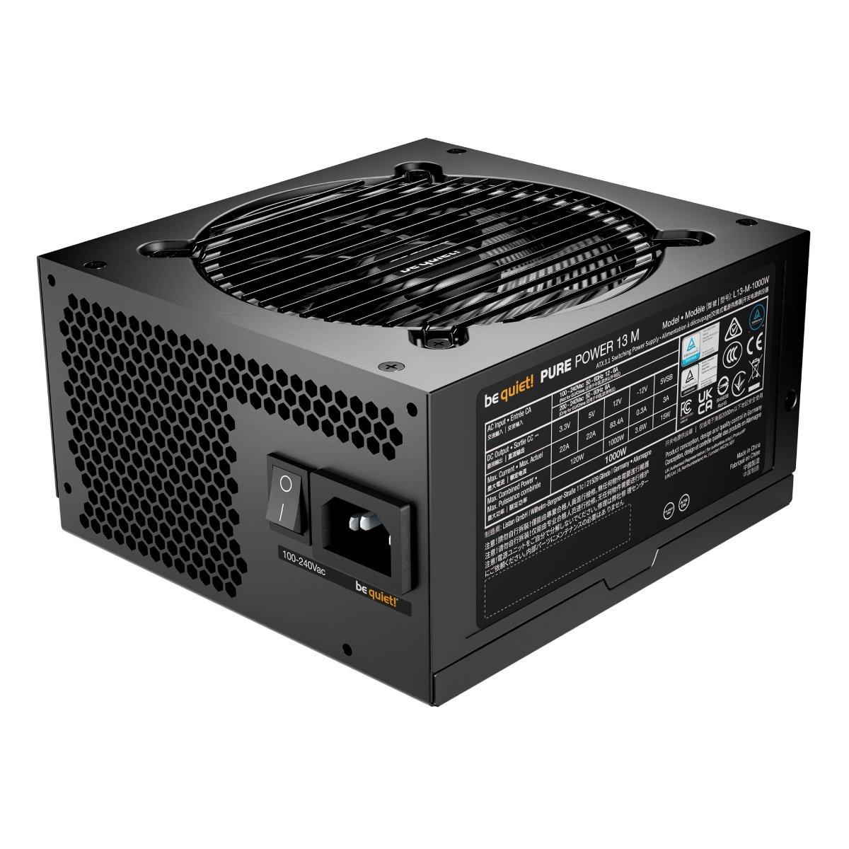 Блок питания be quiet! Pure Power 13 M 1000W - xstore.md photo 1