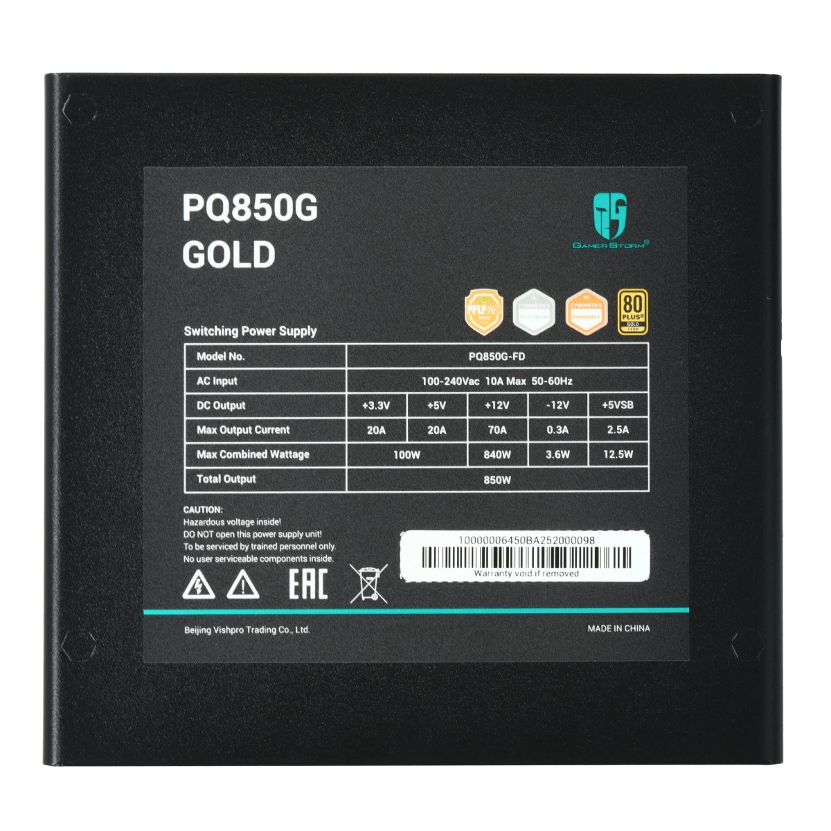 Блок питания GamerStorm PQ850G - xstore.md photo 2