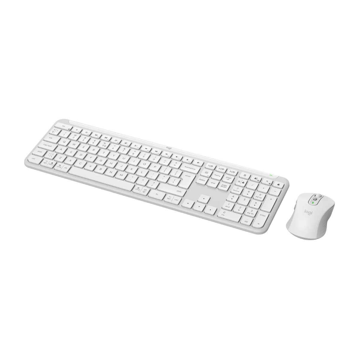 Tastatură fără fir + Mouse Logitech MK950, White în Moldova - xstore.md photo 1