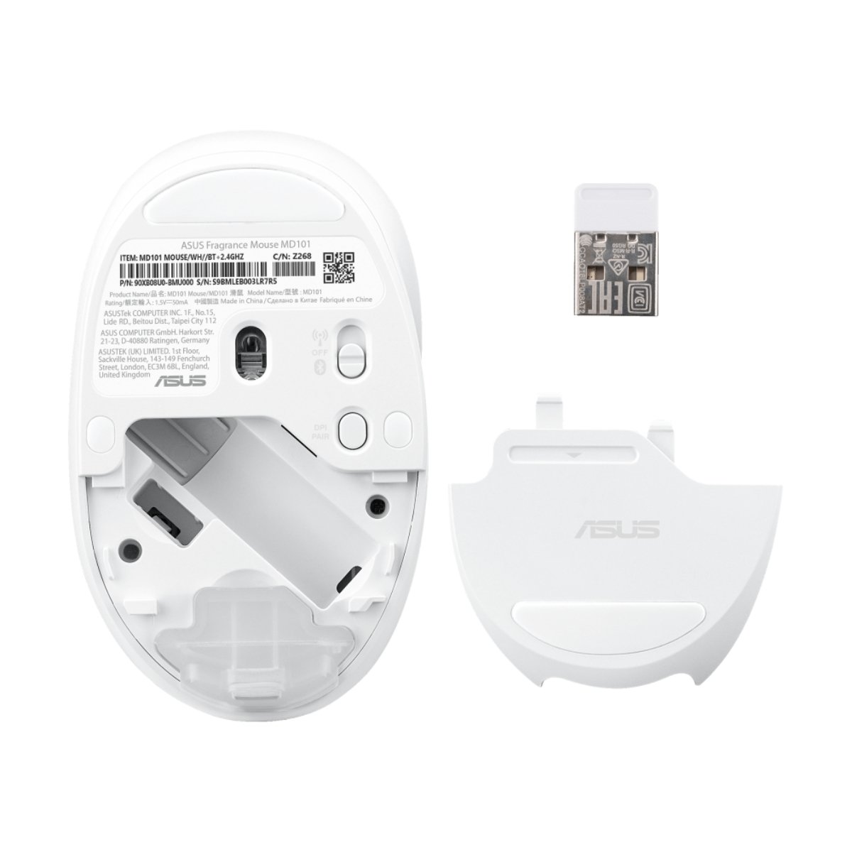 Беспроводная Мышь ASUS Fragrance MD101, White в Молдове - xstore.md photo 4