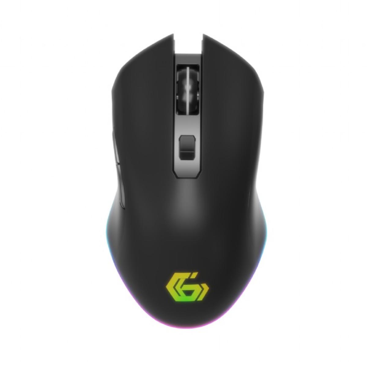 Wireless Mouse Gembird Firebolt, Black în Moldova - xstore.md photo