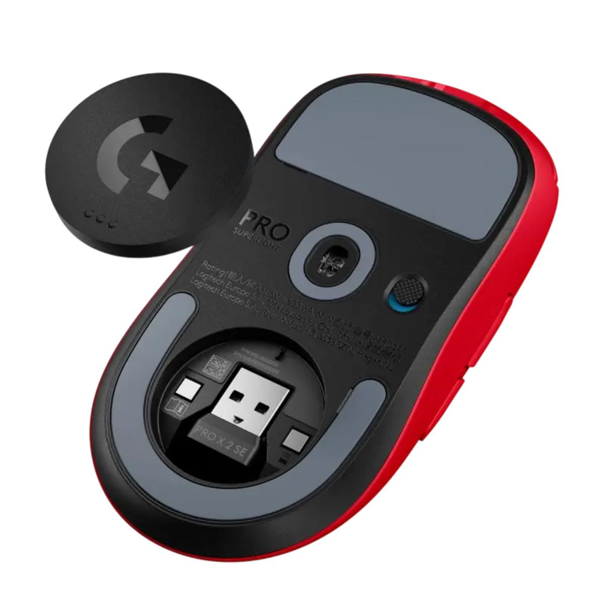 Wireless Mouse Logitech PRO X Superlight 2 SE, Red în Moldova - xstore.md photo 4