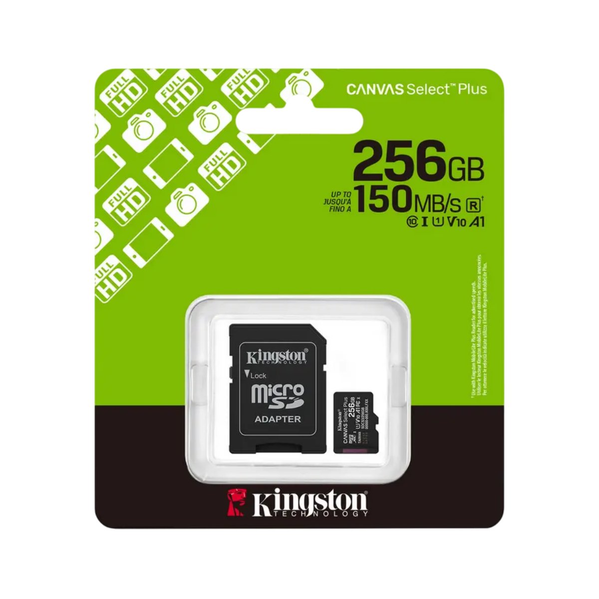 Card MicroSD Kingston Canvas Select Plus 256GB în Moldova - xstore.md photo 1