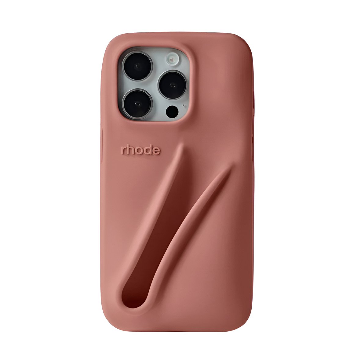 Husă Rhode Lip Apple iPhone 16 Pro Max, Beige - xstore.md photo