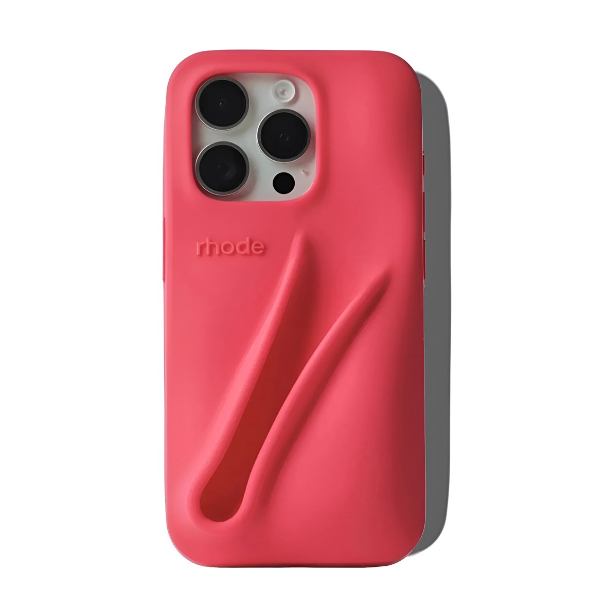 Husă Rhode Lip Apple iPhone 16 Pro Max, Red - xstore.md photo