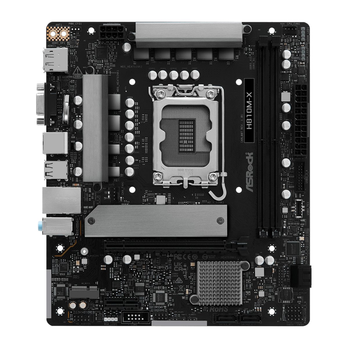 Placă de bază ASRock H810M-X - xstore.md photo 0