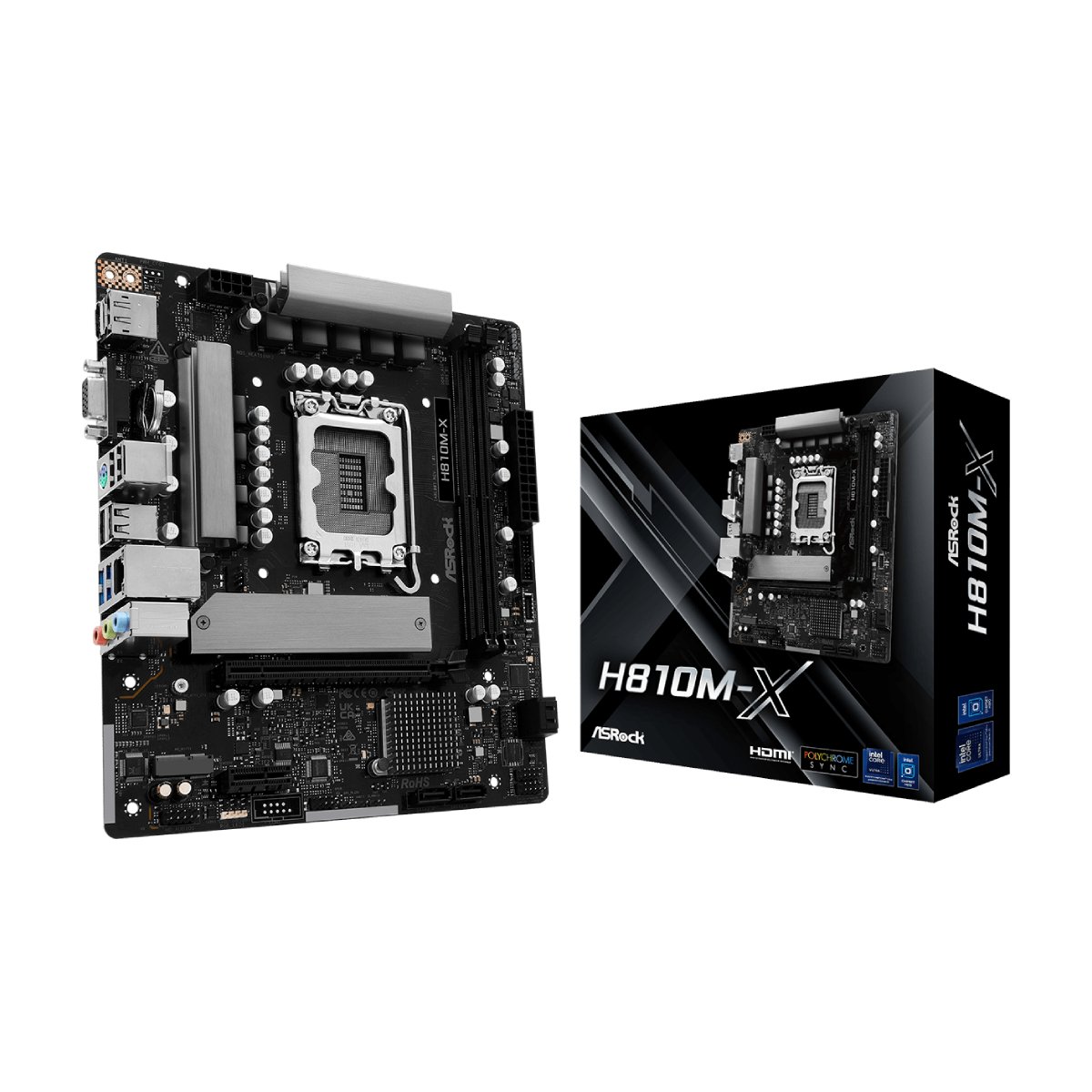 Placă de bază ASRock H810M-X - xstore.md photo