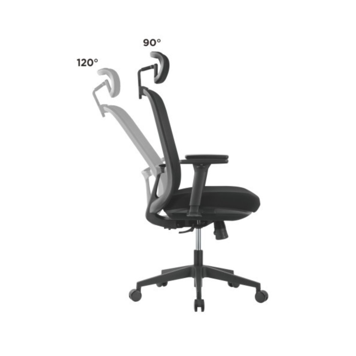 Scaun Lumi CH05-24, Black în Moldova - xstore.md photo 1