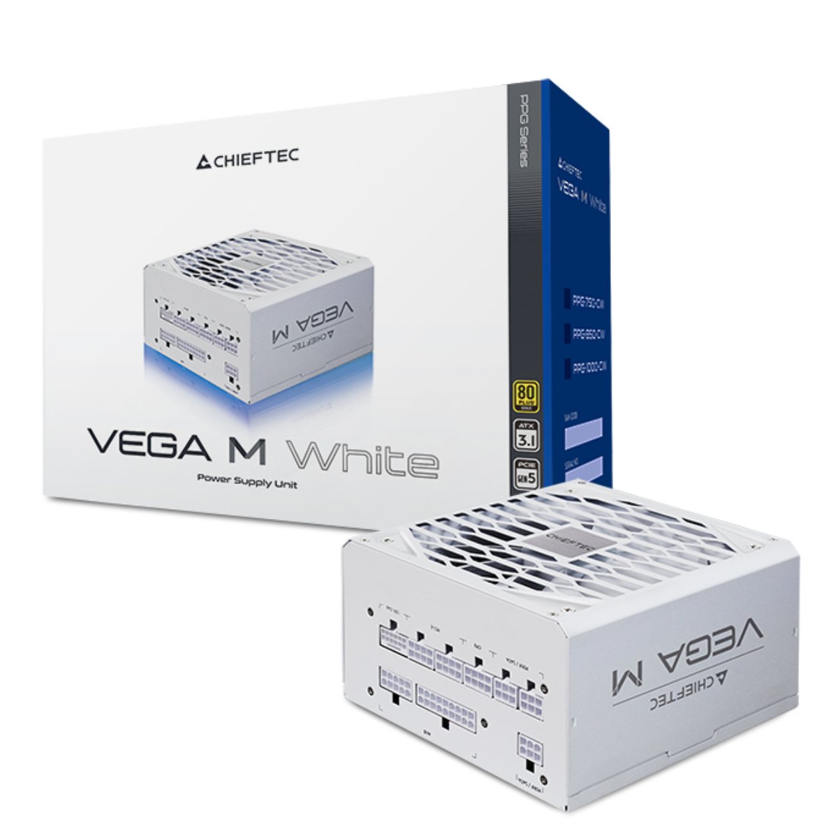 Sursă de alimentare Chieftec VEGA M White PPG-1000-CW în Moldova - xstore.md photo