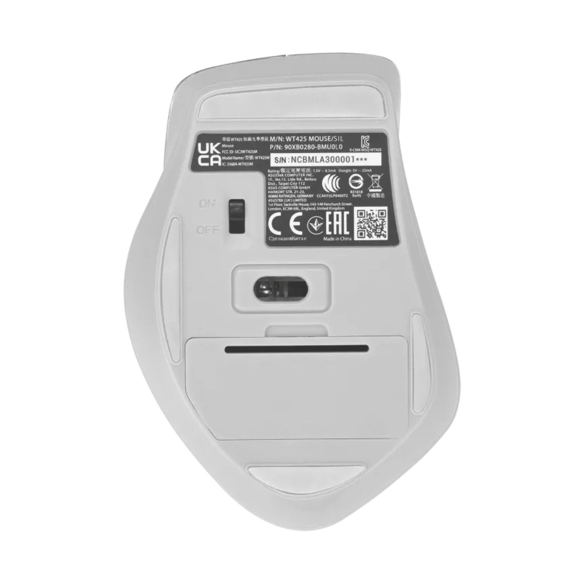 Wireless Mouse ASUS WT425, Silver în Moldova - xstore.md photo 3