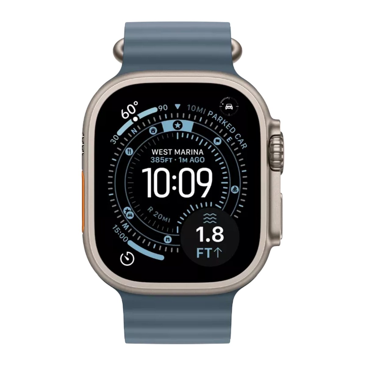 Apple Watch Ultra 3 (MEWH4QI/A), Natural Titanium - xstore.md photo 0