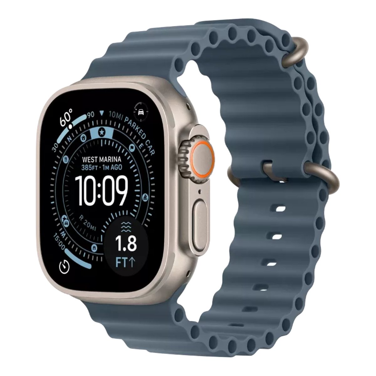 Apple Watch Ultra 3 (MEWH4QI/A), Natural Titanium - xstore.md photo