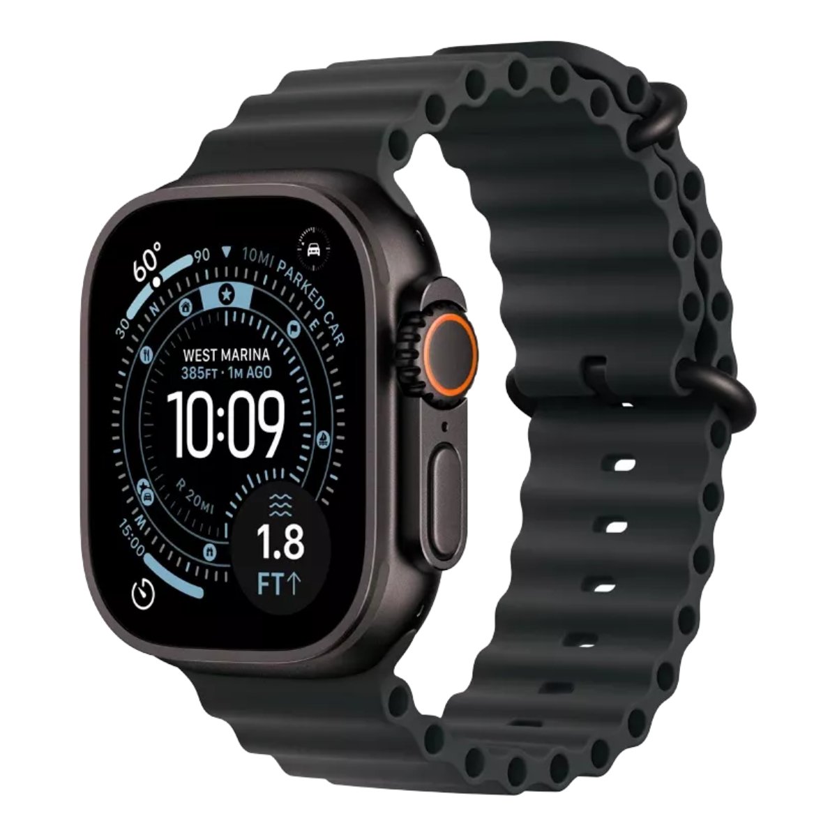 Apple Watch Ultra 3 (MF0J4QR/A), Black Titanium - xstore.md photo