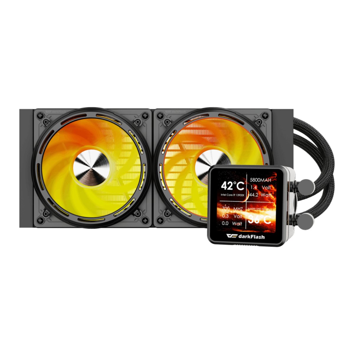 Кулер darkFlash DE240, Black в Молдове - xstore.md photo 0