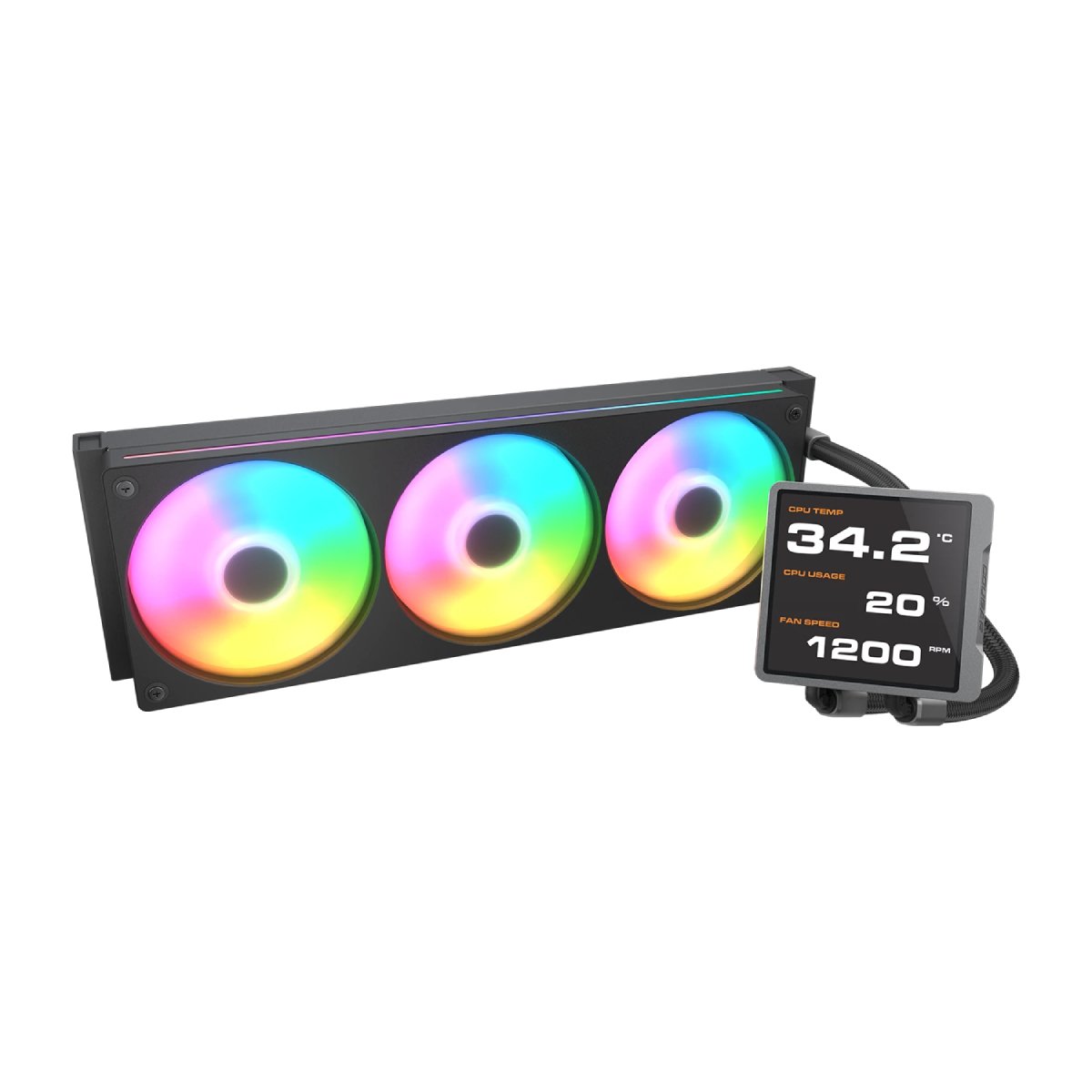 Cooler Cougar Poseidon Vistek Pro ARGB 360, Black în Moldova - xstore.md photo 0