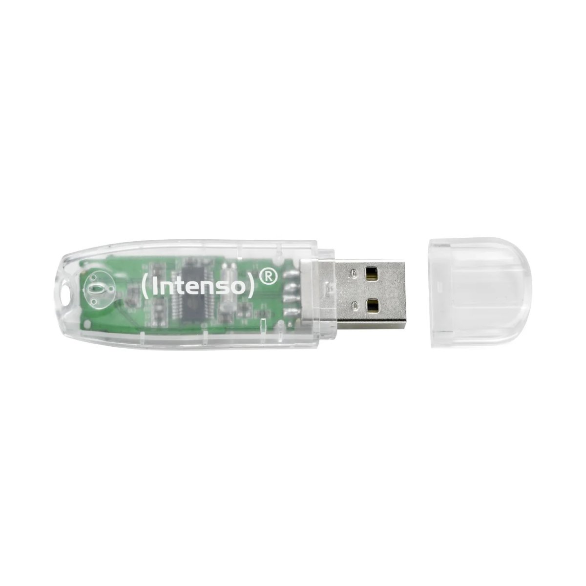 Флешка Intenso Rainbow Line 32GB, Transparent в Молдове - xstore.md photo 0
