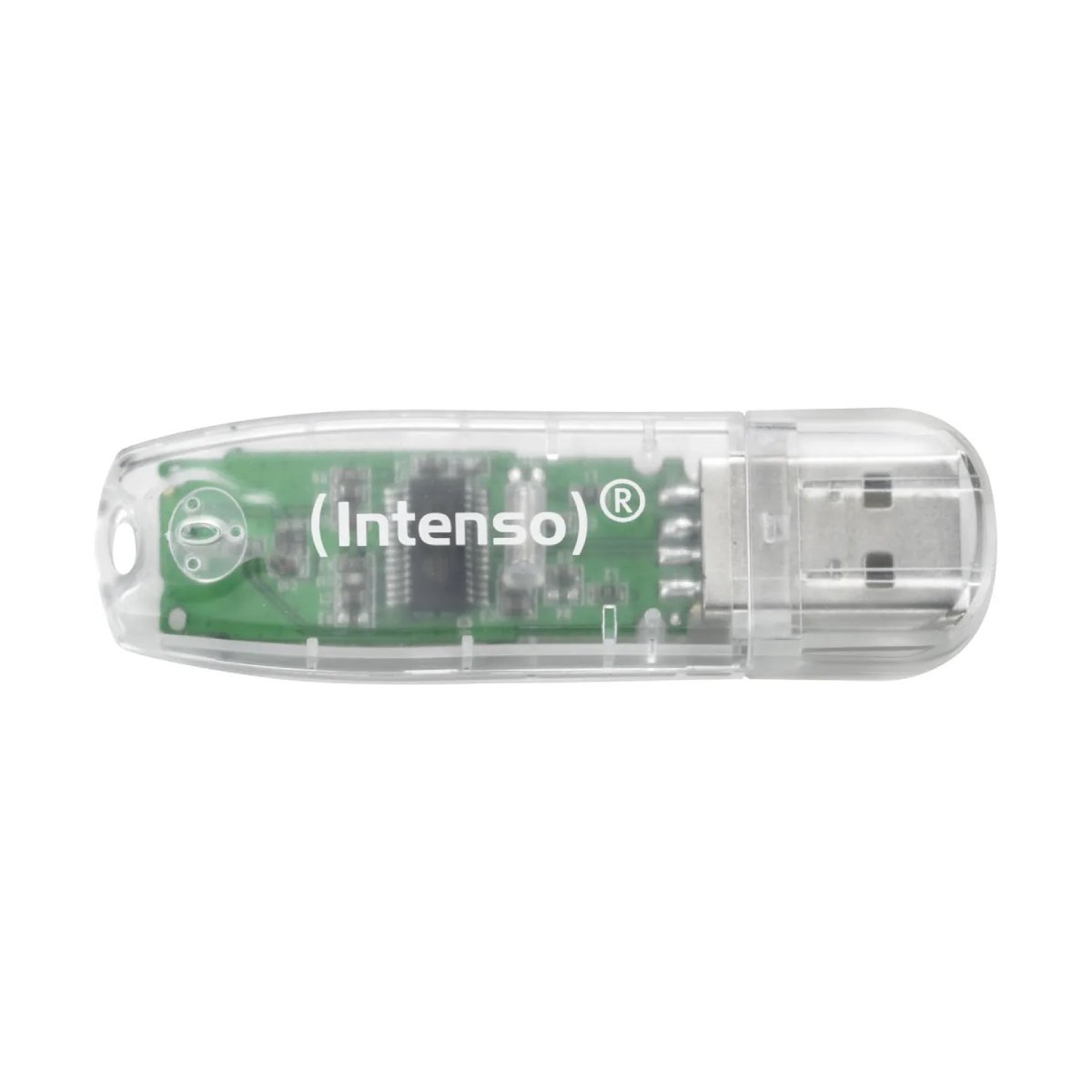 Флешка Intenso Rainbow Line 32GB, Transparent в Молдове - xstore.md photo