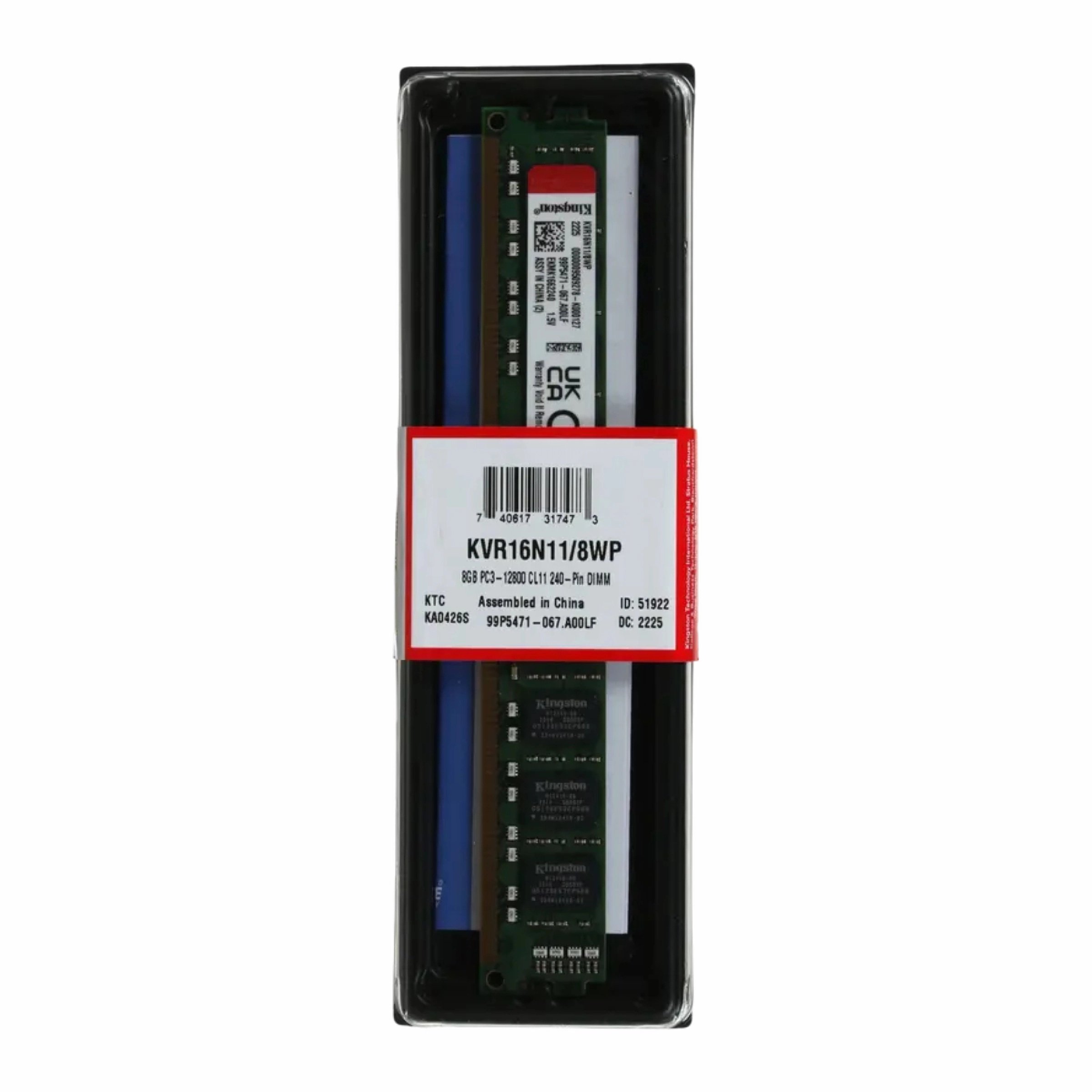 Оперативная память Kingston ValueRAM KVR16N11/8WP - xstore.md photo 0