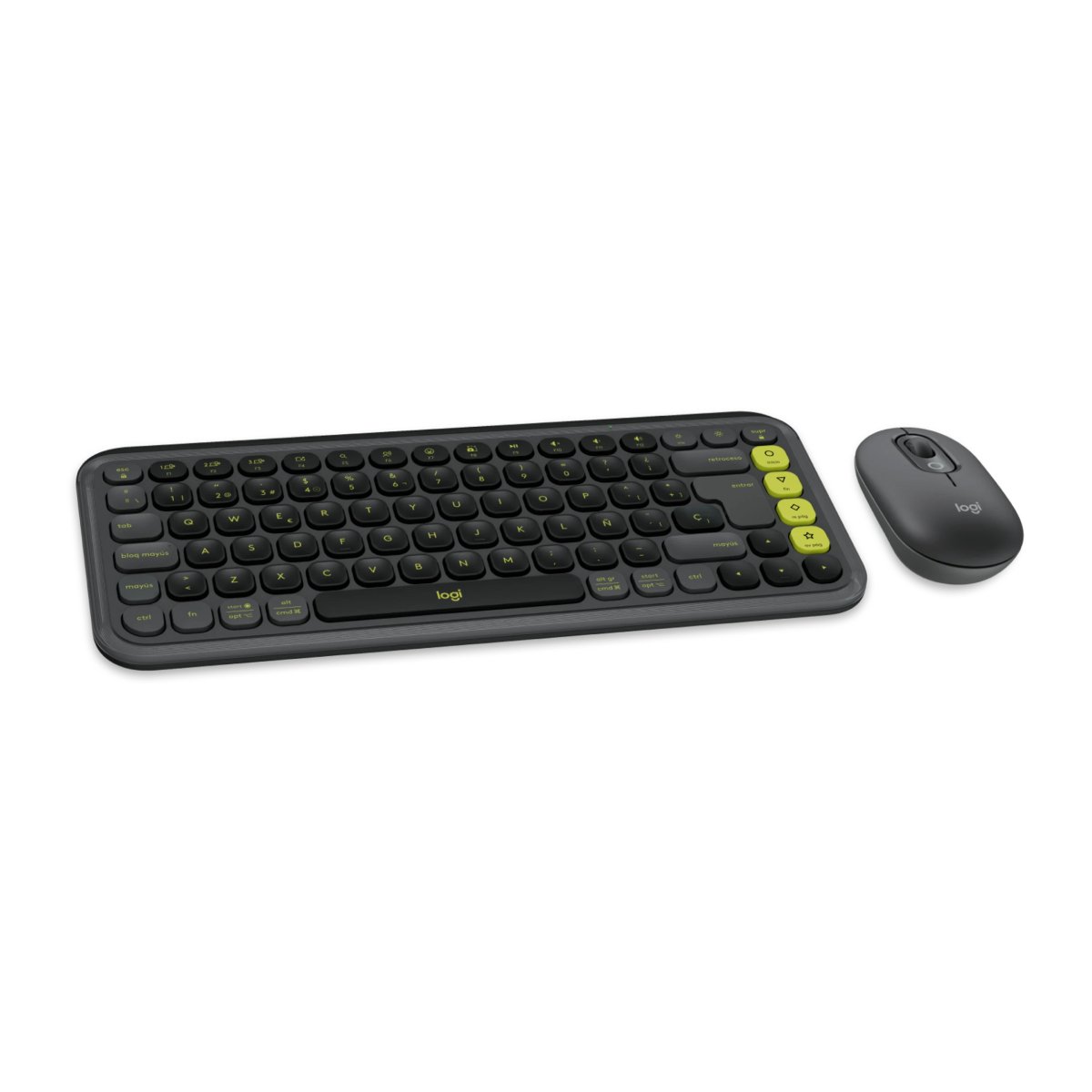 Tastatură fără fir + Mouse Logitech POP ICON Combo, Grey în Moldova - xstore.md photo 0