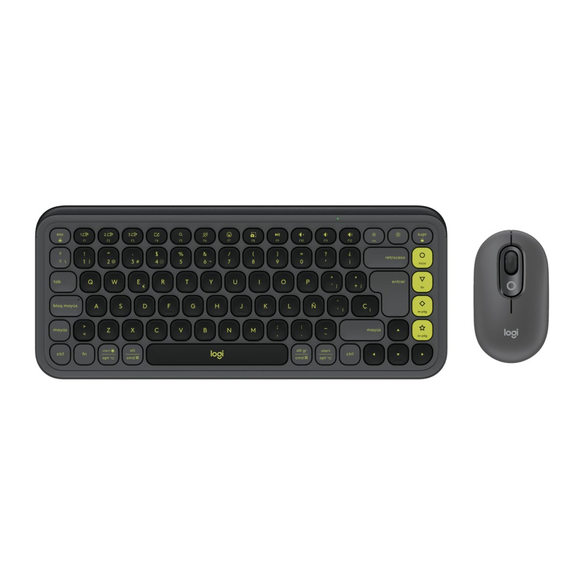 Tastatură fără fir + Mouse Logitech POP ICON Combo, Grey în Moldova - xstore.md photo