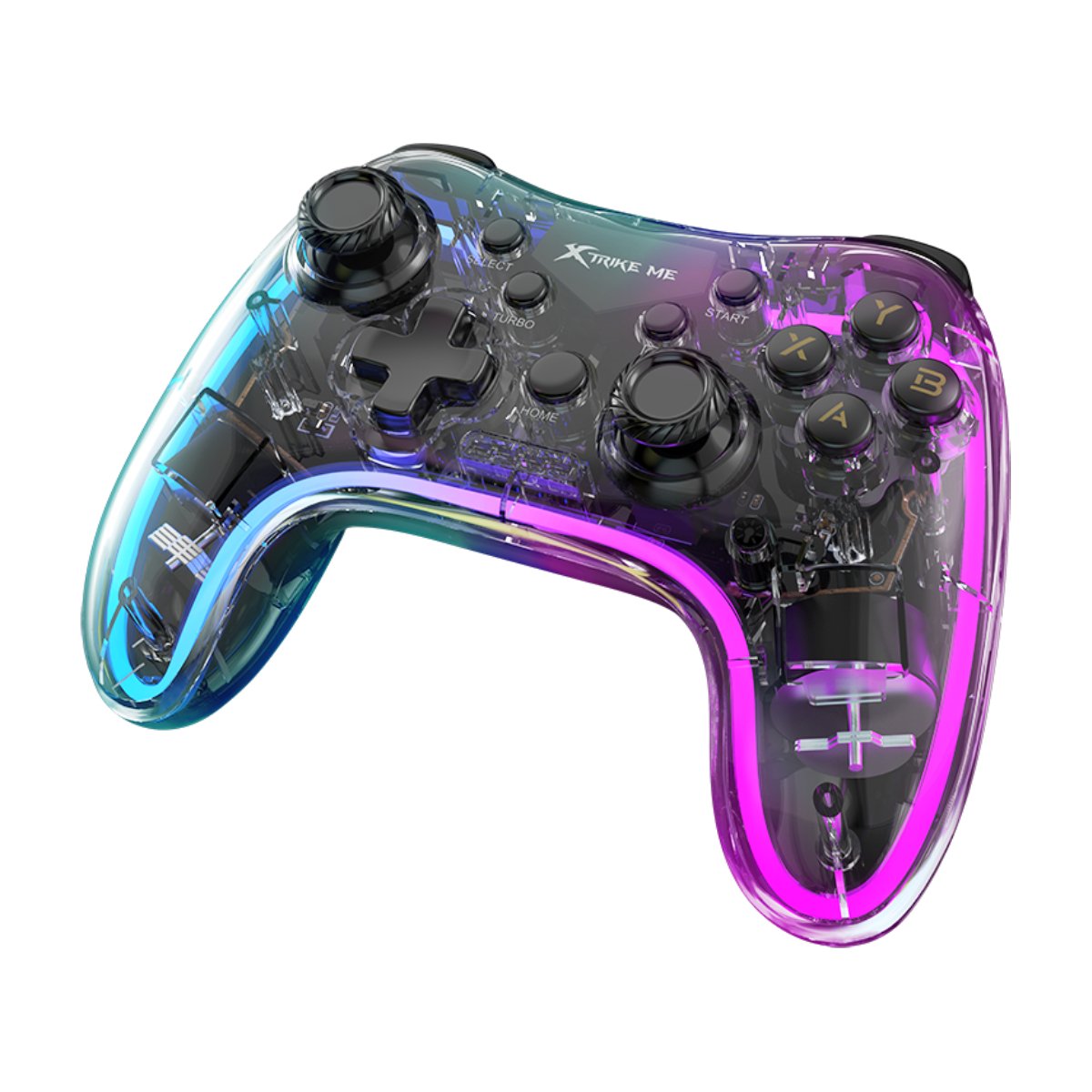 Gamepad Xtrike Me GP-52, Transparent în Moldova - xstore.md photo 0
