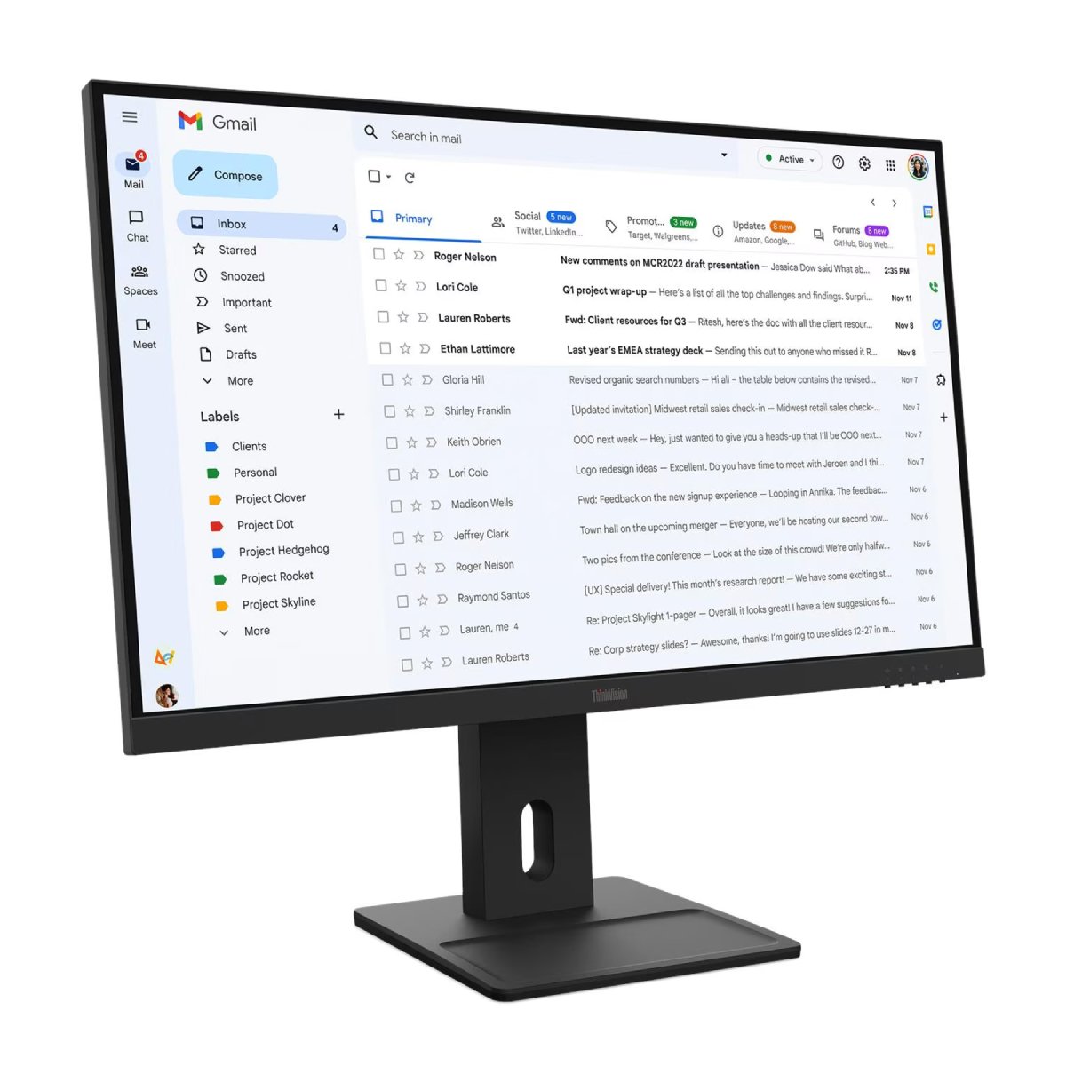 Монитор Lenovo ThinkVision E27-40 в Молдове - xstore.md photo 0