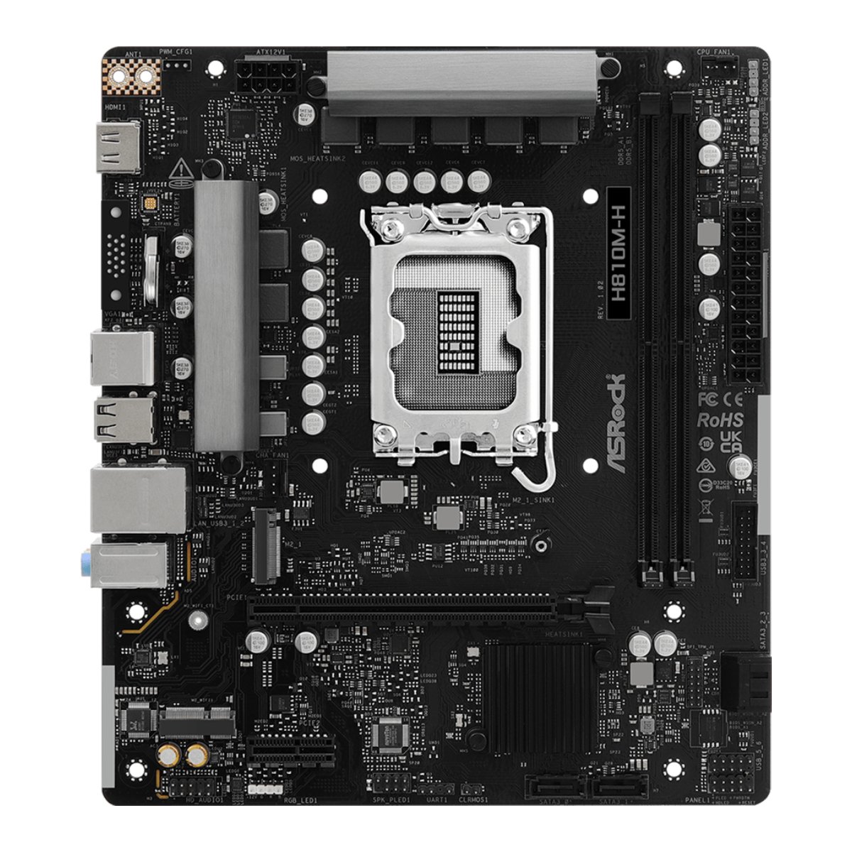 Placă de bază ASRock H810M-H - xstore.md photo 0
