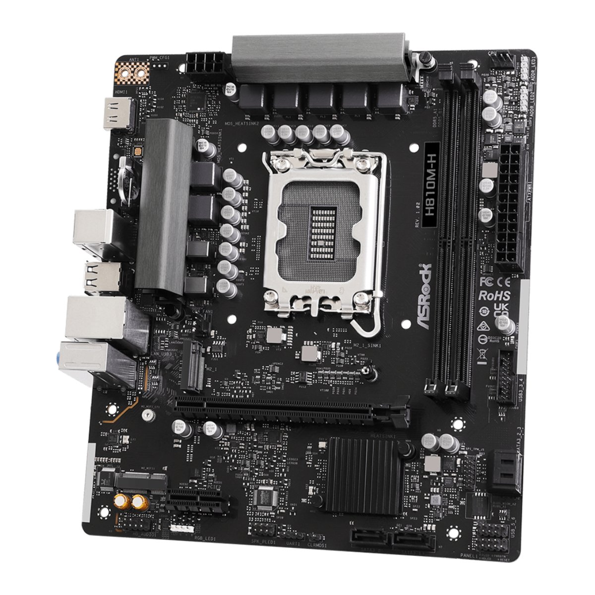 Placă de bază ASRock H810M-H - xstore.md photo 2