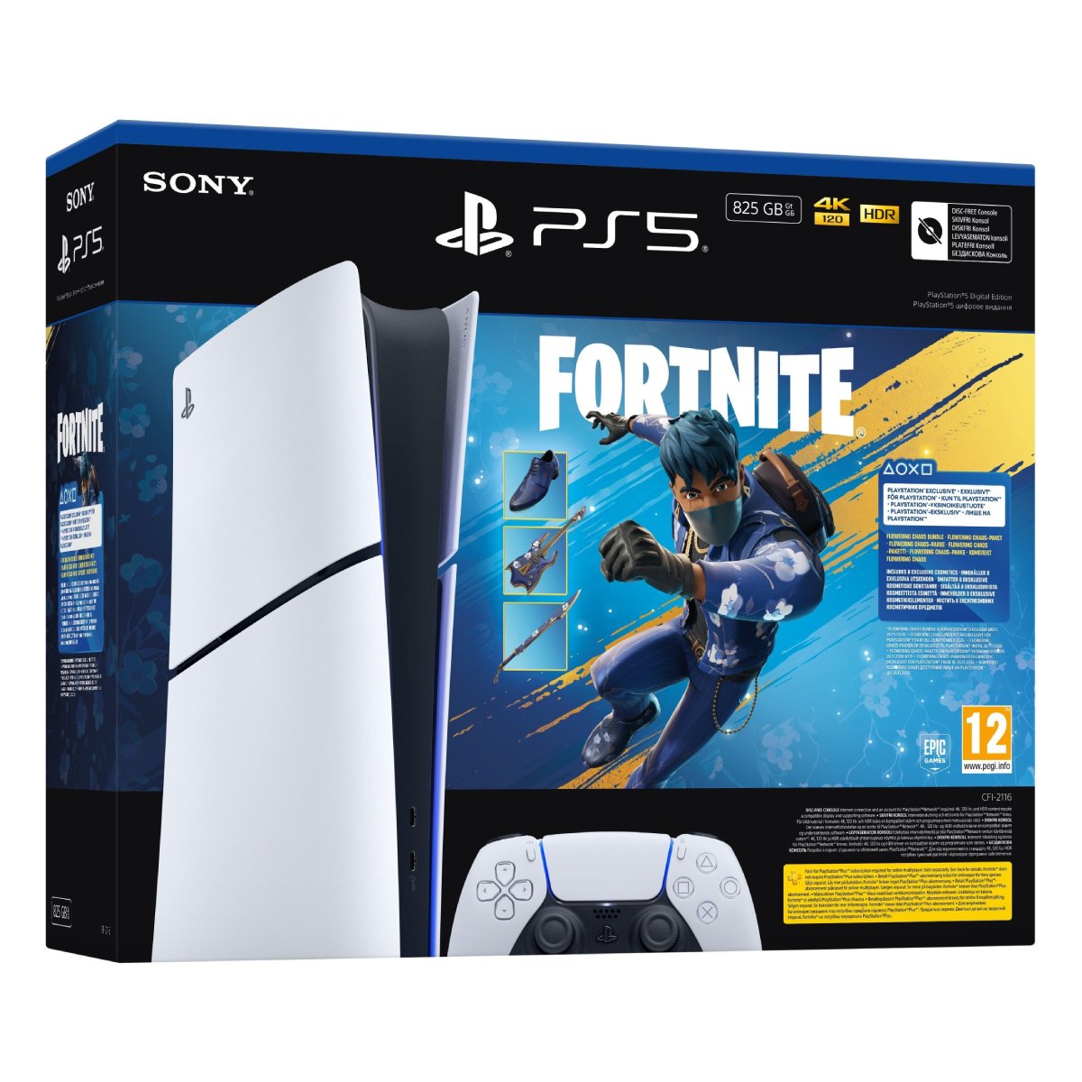 Consolă Sony PlayStation 5 Slim (Digital) + Flowering Fortnite în Moldova - xstore.md photo 0