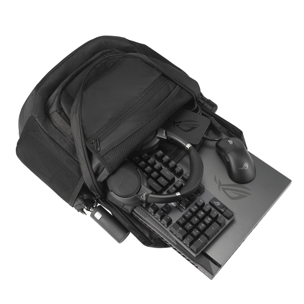 18❞ Рюкзак для ноутбука ASUS ROG Ranger BP2800 Gaming Backpack, Black - xstore.md photo 5
