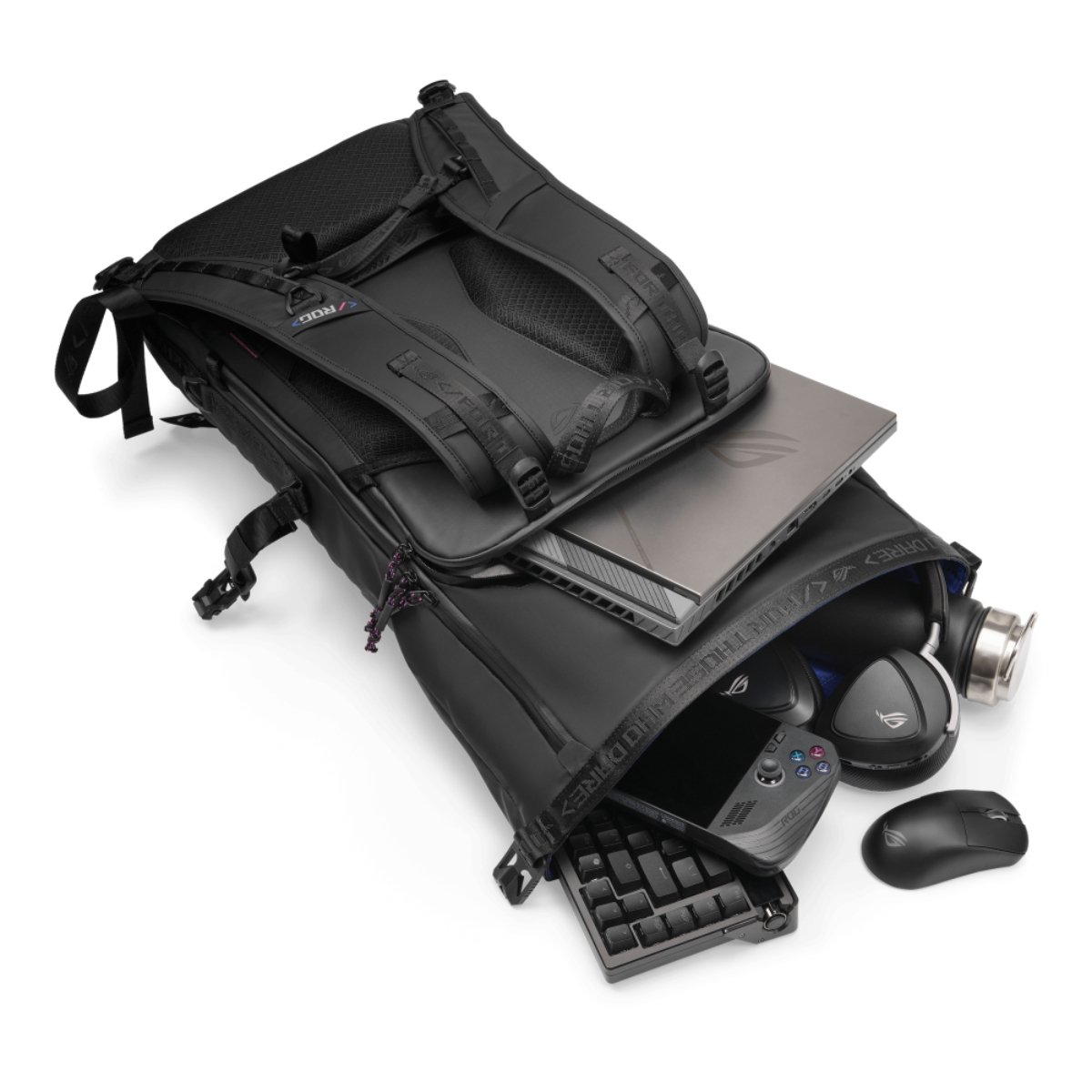 18❞ Rucsac pentru laptop ASUS ROG Slash Backpack 4.0, Black - xstore.md photo 3