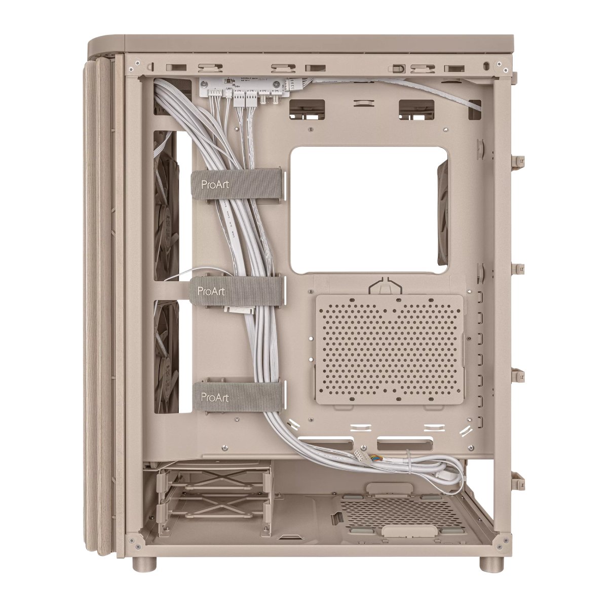 ASUS ProArt PA401 Wood Edition, Beige - Tempered Glass Panel - xstore.md photo 2